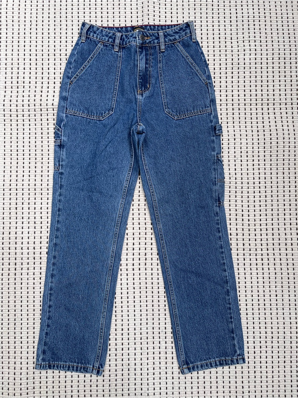 RVCA High Waisted Carpenter Jeans Size 24 NWOT Utility Denim